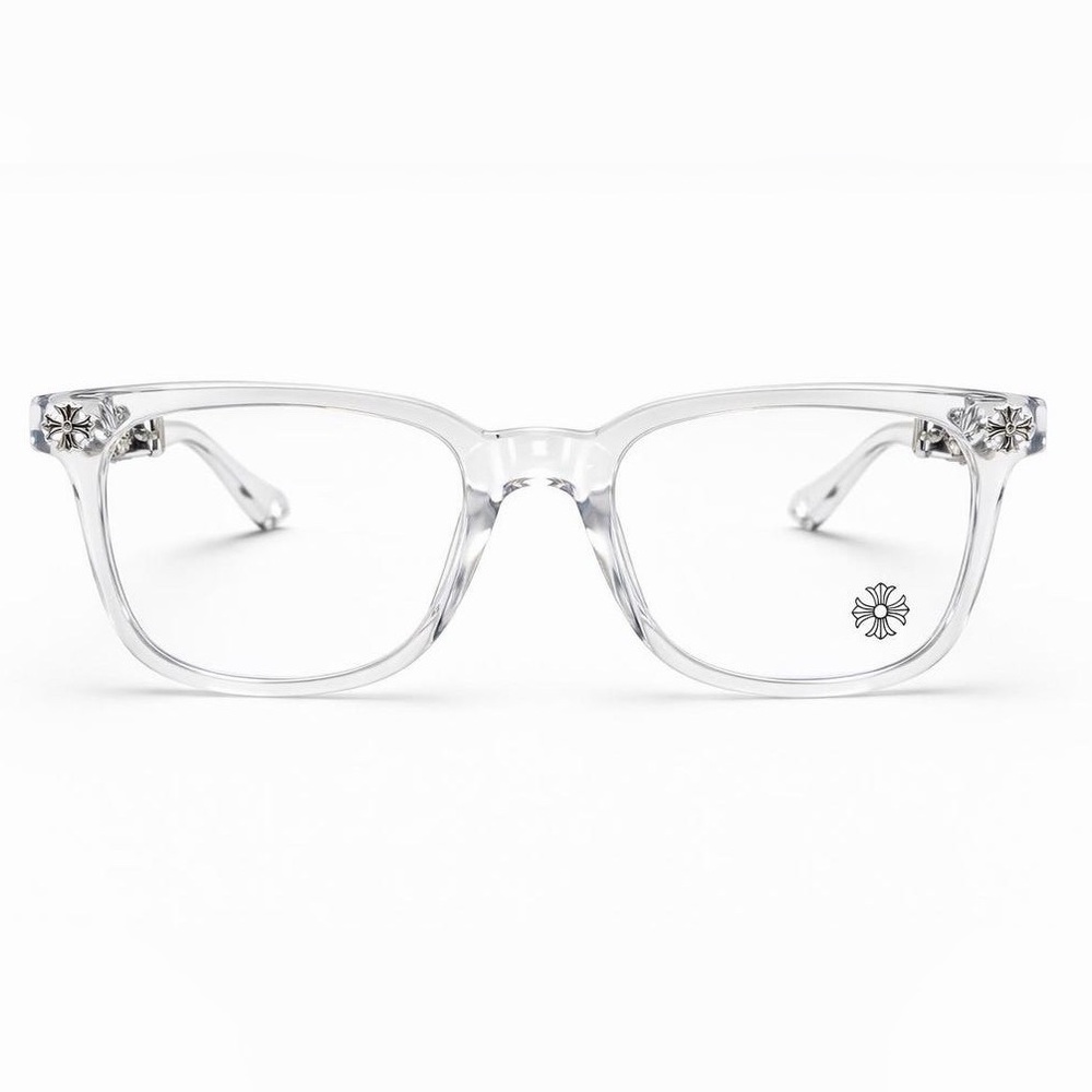 Authentic Chrome Hearts Glasses with Silver Accents